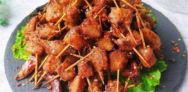 牙簽牛肉的做法