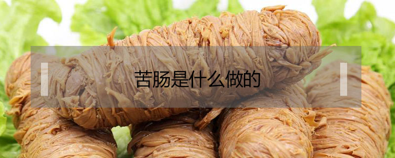 苦腸是什么做的