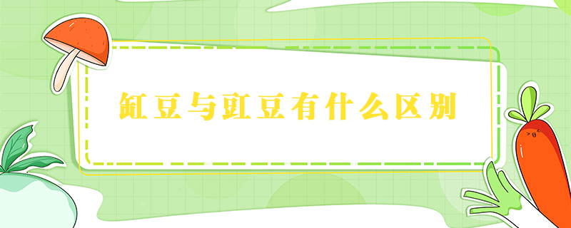 缸豆與豇豆有什么區(qū)別