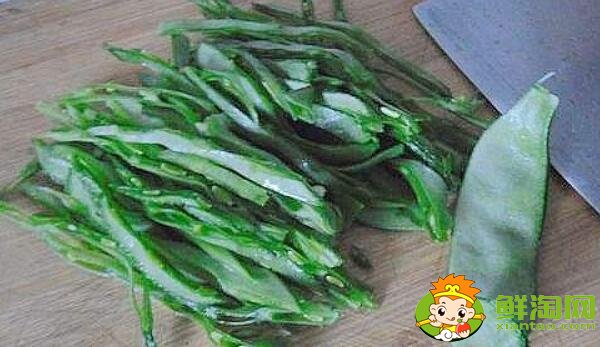 扁豆角怎么切好看，扁豆角怎么切斜塊