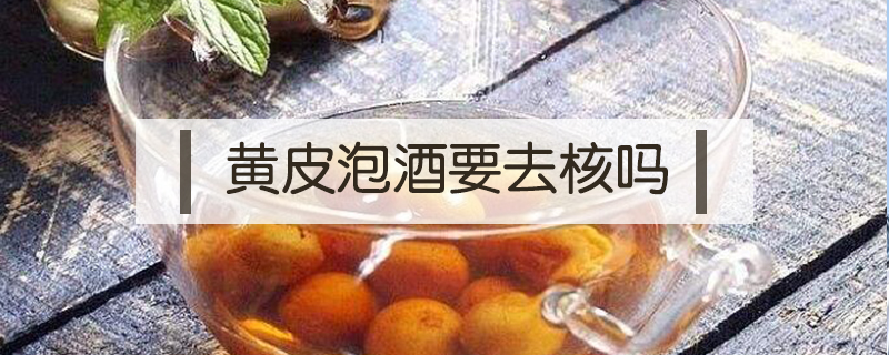 黃皮泡酒要去核嗎