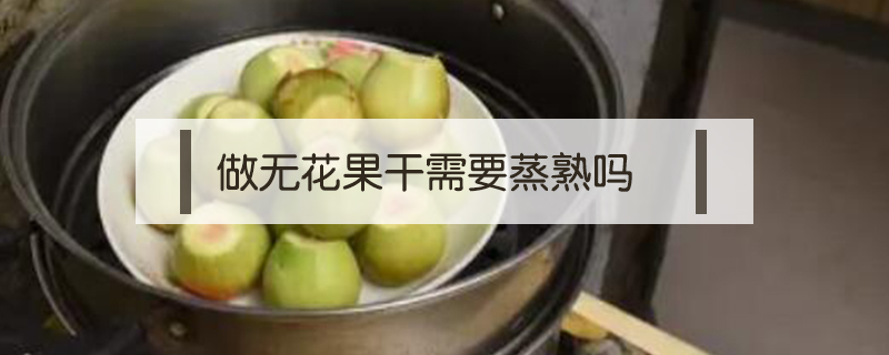 做無(wú)花果干需要蒸熟嗎
