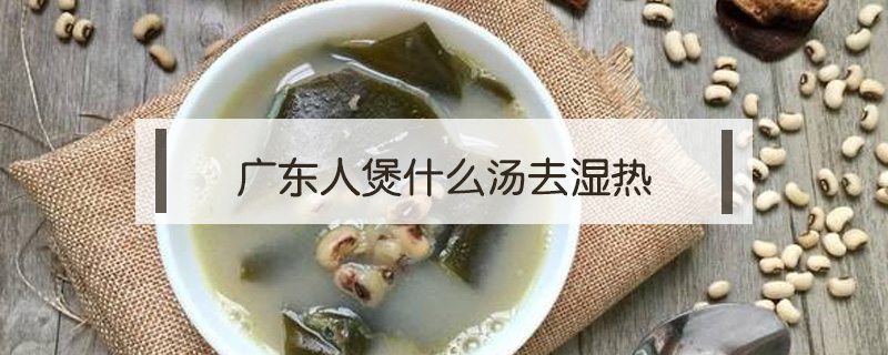廣東人煲什么湯去濕熱
