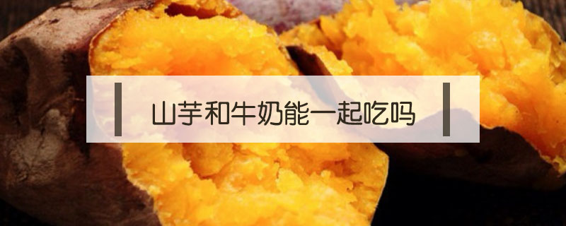 山芋和牛奶能一起吃嗎