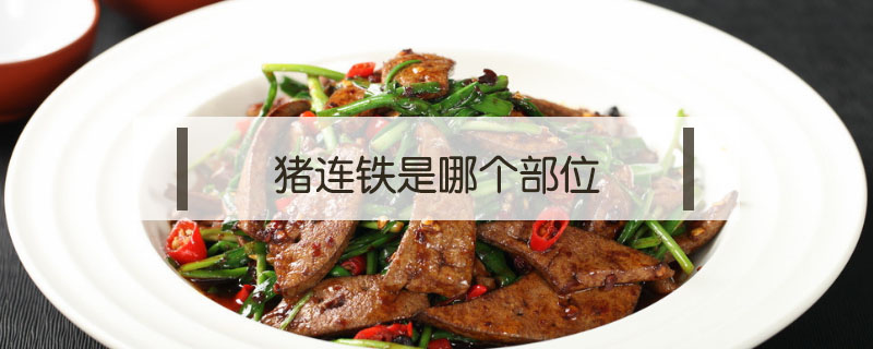 豬連鐵是哪個部位