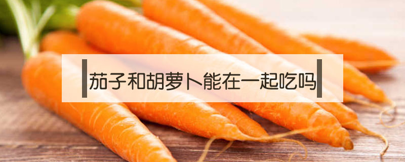 茄子和胡蘿卜能在一起吃嗎