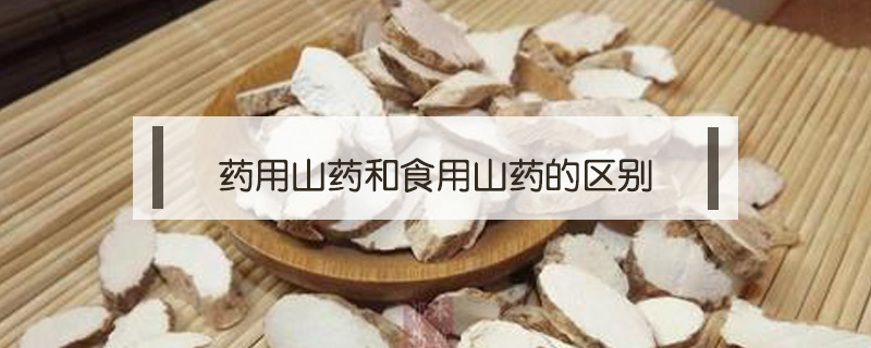 藥用山藥和食用山藥的區別