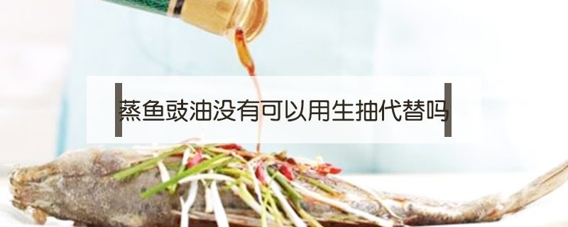 蒸魚(yú)豉油沒(méi)有可以用生抽代替嗎
