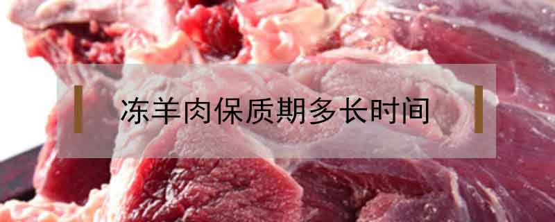 凍羊肉保質(zhì)期多長時間