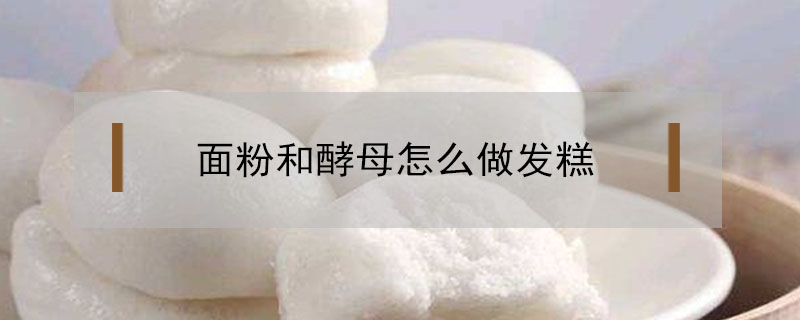 面粉和酵母怎么做發(fā)糕