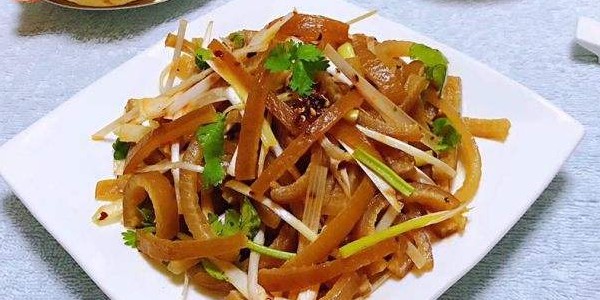 家常涼拌豬皮怎么做