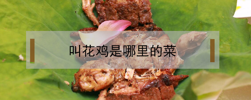 叫花雞是哪里的菜