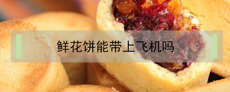 鮮花餅能帶上飛機嗎