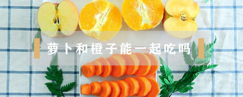 蘿卜和橙子能一起吃嗎